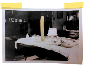 Dildo, London, Deptford, artist, Paul Coombs, contemporary art, collage, Thatcher